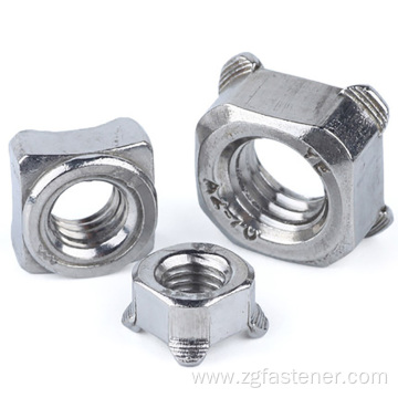 DIN928 Stainless Steel Square Welding Nut m8 Square Weld Nuts